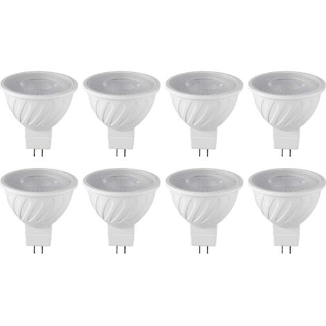 24 ampoules LED MR16 DOB 7W, culot GU5.3, température de couleur 6000K, lumière blanche de 580 lumens, convient aux plafonniers, aux éclairages sur rail et aux ampoules DOB domestiques. (1/5)