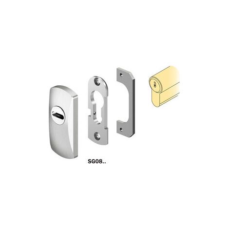 PROTECTOR PROTEZIONE CILINDRI SG 08 C/BAS ALL SILV- 1,0 pz