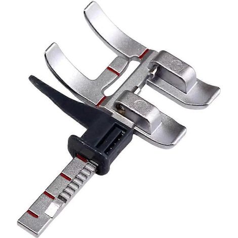 Pied presseur réglable pour machine à coudre domestique à chape basse, guide de couture ajustable, accessoire de couture pratique. (1/4)