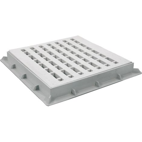 1PZ CHIUSINO PEDONABILE CON GRIGLIA cm 20 x 20