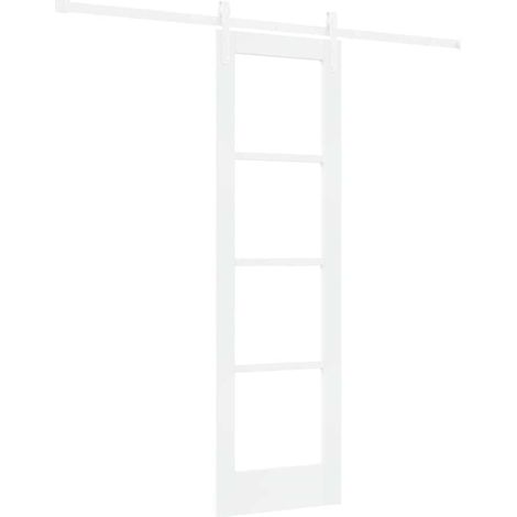 Maison Exclusive - Schiebetür ORKDAL Weiß 61 x 198,5 cm Massivhol