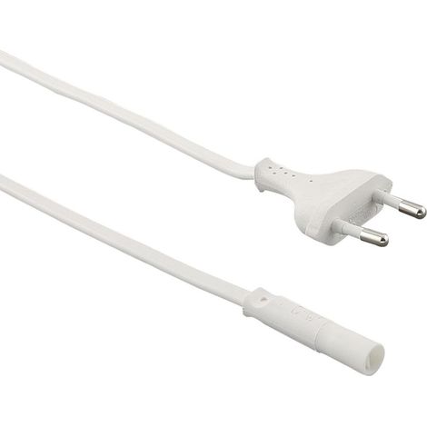 Anschlussleitung Mini-Stecksystem LED-Verbinder 3000 mm Kunststoff weiß 230V