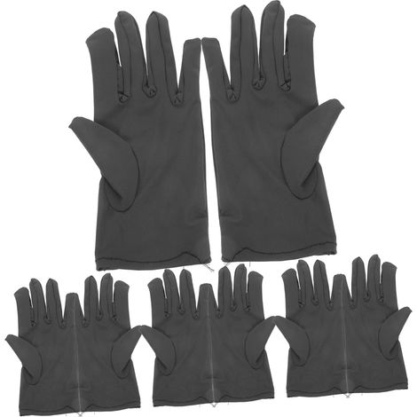 5 Paires De Gants De Jardinage Blancs Gant De Travail De Nettoyage De Nettoyage Ménager De Doigt De Randonnée Spandex Outil De Travail De Sport Outil De Travail À (1/5)