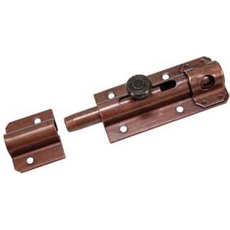 10PZ CATENACCIO PORTALUCCHETTO LEGGERO ASTA TONDA ART.248 - mm.100x36