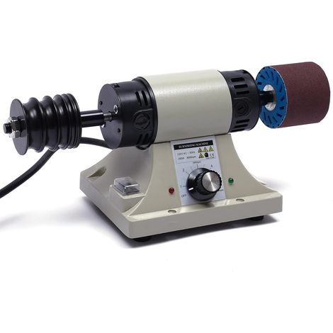 Lucidatrice elettrica, Levigatrice per pelle, 220 V, levigatrice per bordi regolabile, 0-8000 giri/min, set di lucidatrici (1/5)