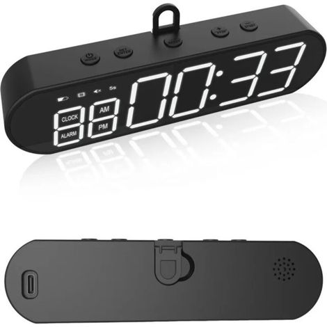 Minuterie de fitness, horloge électronique multifonction, minuterie sportive compacte rechargeable avec aimant deng ALOVEZ (1/3)