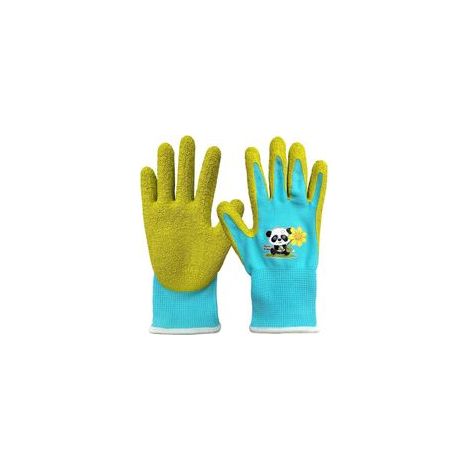 (3 6years old, blue/apple green) Gants de jardinage pour enfants de 3 à 6 ans Paume en caoutchouc pour une résistance à l'eau et à la saleté (1/4)
