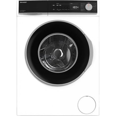 Sharp ESNFB814BW1NA lavatrice Caricamento frontale 8 kg 1400 Giri/min Bianco