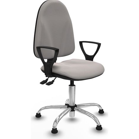 Piqueras y Crespo Algarra Silla de oficina blanca cómoda (1/3)