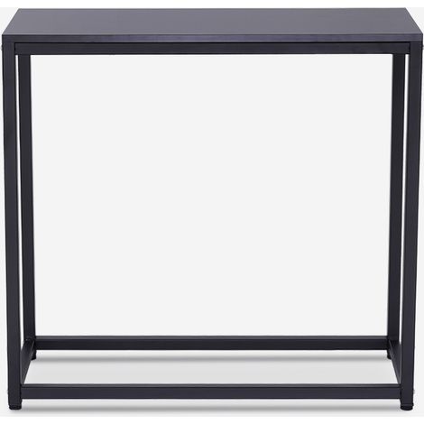 Consolle moderna mobile ingresso in metallo 80x30x75cm Nigel - Nero