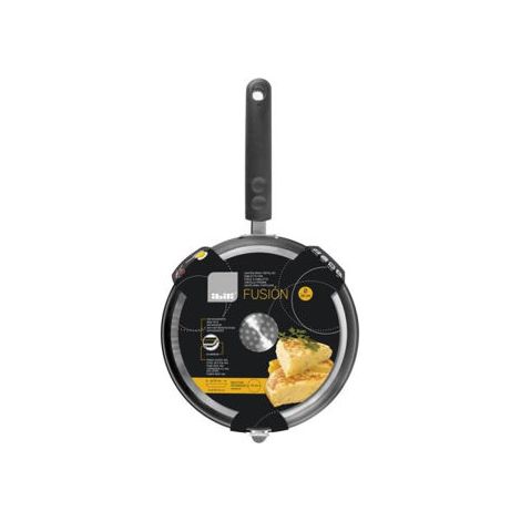 Ibili Fusion sartén para tortillas negra 20 cm