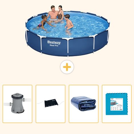 Bestway Bestway Steel Pro Ronde - 366x76 cm - 5-pièces S340 (1/5)