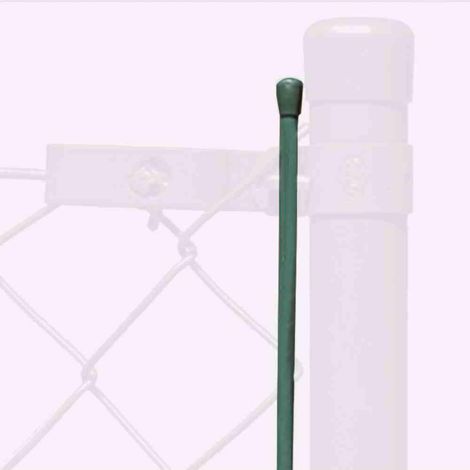 1 x Geflechtspannstab Maße 6 mm x 1550 mm grün RAL 6005 (1/3)