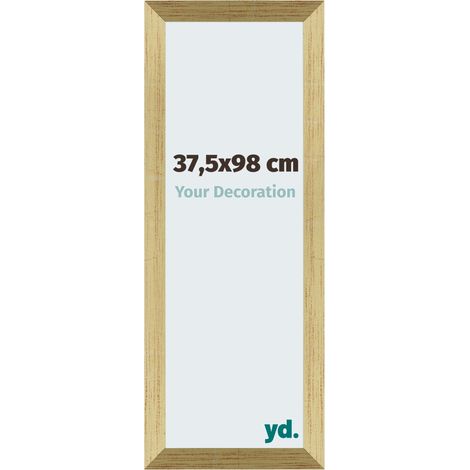 yd. - Cadre photo 37.5x98 - Or Brillant - MDF - Mura