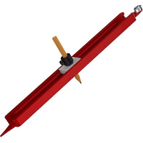 Règle de traçage de contours, outil de traçage de lignes de contour, porte-stylo réglable, mesure d'angle de bord pour le travail du bois (1/5)