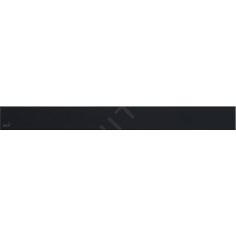 Alca - Grille pour caniveau de douche linéaire 115 cm, verre/noir GL1204-1150 (1/3)