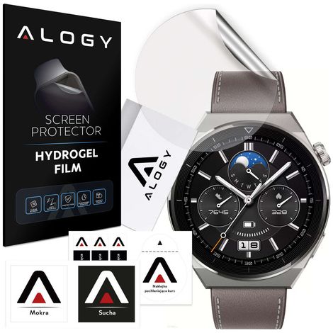 Pellicola protettiva in idrogel Alogy per smartwatch Huawei Watch GT 3 Pro 46mm (1/5)