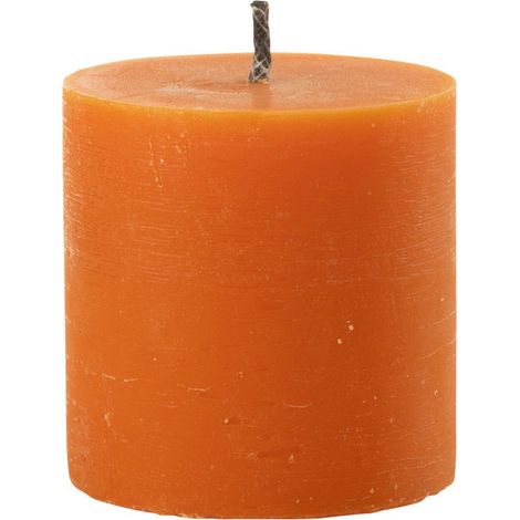 Bougie Pilier Extérieur "Odessa" 13cm Orange (1/3)
