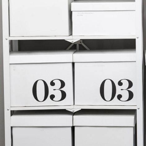 Einfache Aufbewahrungsbox aus Papier, großes Fassungsvermögen, Organizer für Studentenwohnheime/Studentenzimmer, Aufbewahrungsbox, Spielzeugaufbewahrungsbox, Karton, Größe 3. (1/5)