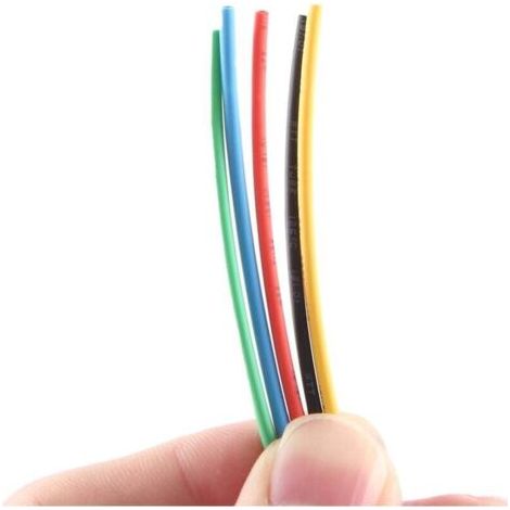55M / Kit thermoretractable pour tuyau 11 tailles Colore Gaine de tube Fil Cable 6 couleurs