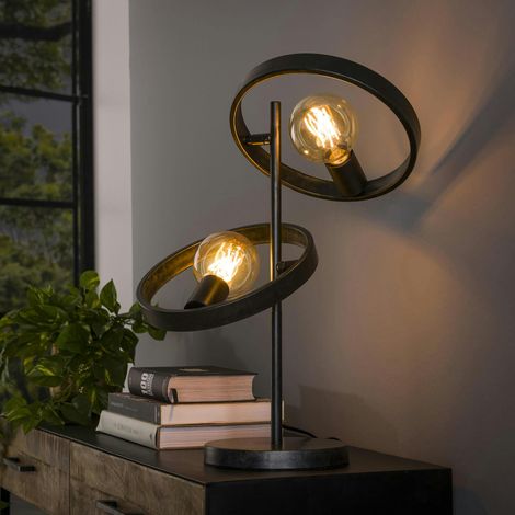 Lampe à poser industrielle 2 anneaux RALF (1/3)