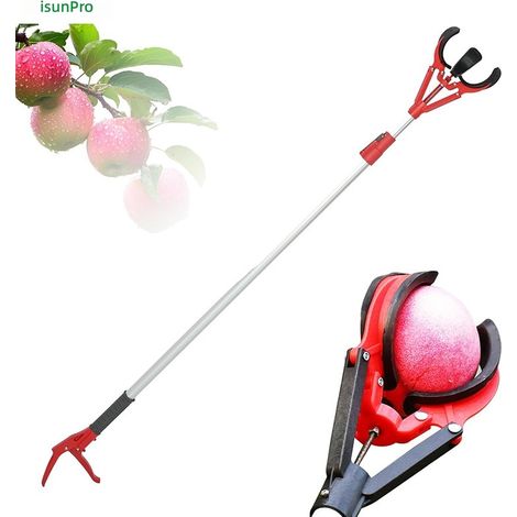 jardinage Cueille-fruits télescopique, outil multifonctionnel de récolte fruits en haute altitude