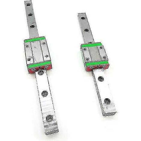 Rail de guidage linéaire MGN12, chariot linéaire long MGN12H - 100 mm (1/5)