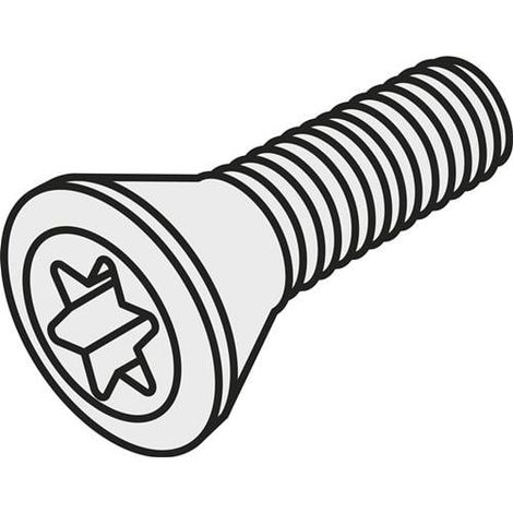 Torx-Senkkopfschraube ISO US 52506-T07P Bruttogewicht 0,29g PRAMET