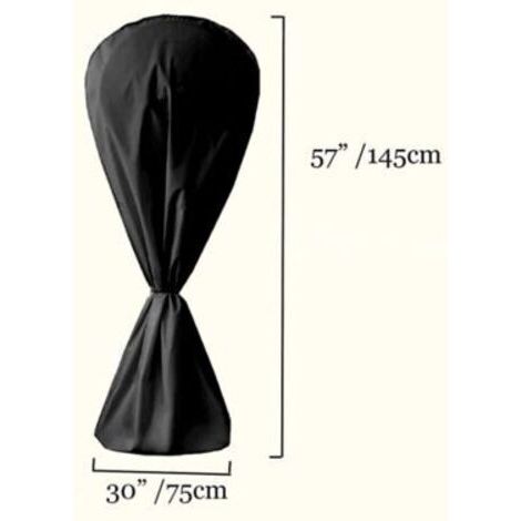 Housse de ventilateur imperméable à l'eau et à la poussière pour ventilateur électrique Pour intérieur et extérieur - Noir (1/4)