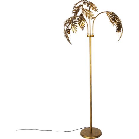 Smarte Stehleuchte Gold 193 cm 3-flammig inkl. 3 Wifi P45 - Botanica