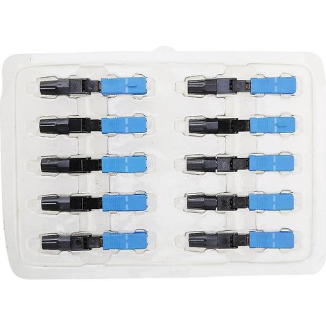 Lot de 10 connecteurs rapides SC fibre optique multimode FTTH SC monomode UPC