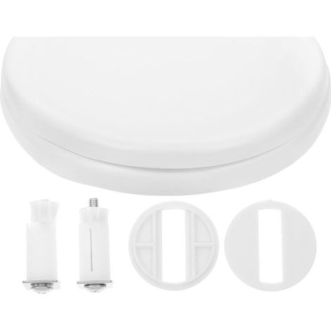 Einfach zu montierender Schaumstoff-Toilettensitz für Standardtoiletten, dicke Ausführung und (1/5)