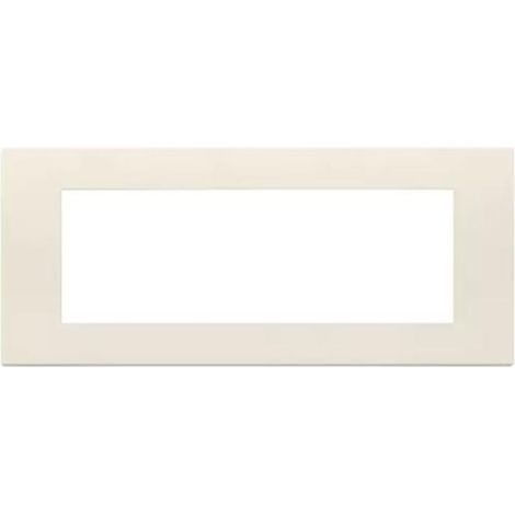 Plaque de polymère vimar linea 7 modules chanvre - 30657.01
