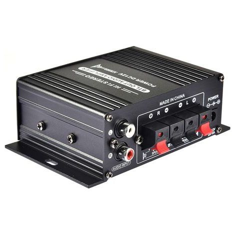 HiFi Audio Amplifier, Mini Digital HiFi Amplifier, Class D Stereo Power Amplifier for Home Speakers (1/5)