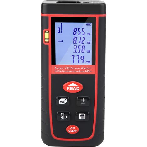 Télémètre laser LCD rz-s 60M, outil de mesure de distance, télémètre (1/5)