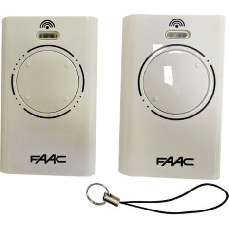Lot de 2 télécommandes 433 MHz – Émetteur d'origine Rolling Code SLH LR – Compatible avec moteurs FAAC – 2 et 4 canaux (1/5)