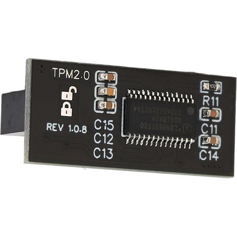 Module de Sécurité TPM 2.0 20 Broches LPC pour MSI et GC, Compatible Windows, Chiffrement SPI TPM2.0 (1/5)