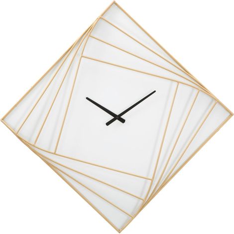 Orologio da parete in metallo oro, 85x6x85 cm – Goldy Line, CM (1/5)