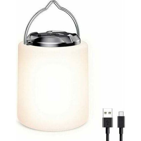 Portable & Waterproof Tent Lamp, Rechargeable LED Camping Lamp - 3000K Warm White Light (1/5)