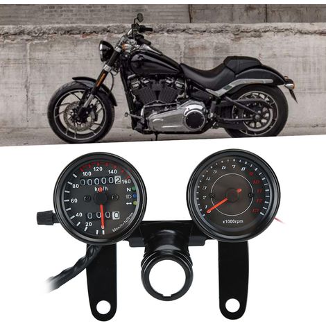 Compteur kilométrique universel pour moto, accessoire d'instrumentation rétro modifié (1/5)