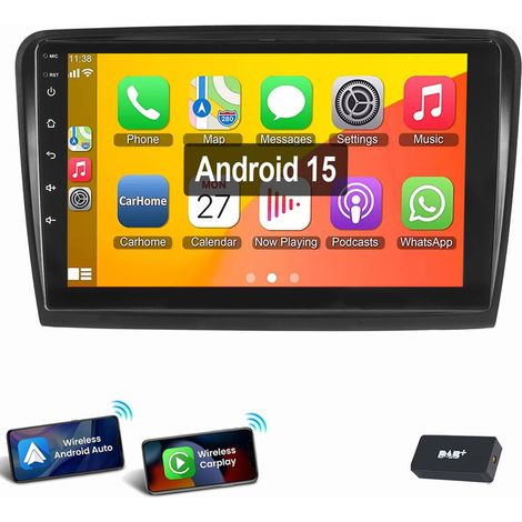 Autoradio Android Apple CarPlay GPS WIFI pour Skoda Superb II 2008-2015 1+32G DAB (1/5)