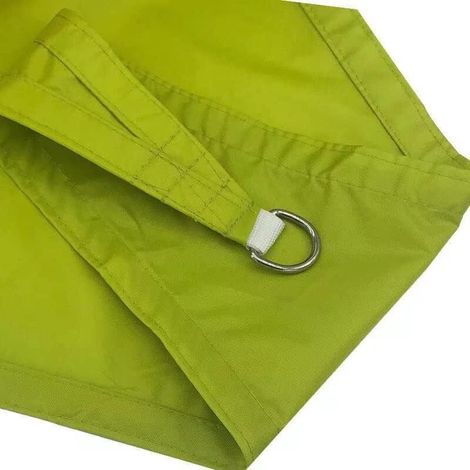 Toile d'ombrage 2x2m pour Patio Imperméable 185g/㎡ Tissu HDPE Voile d'ombrage ajourée pour Patio Jardin terrasse extérieur Camping Jaune-Vert Rectangulaire (1/3)
