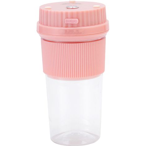 Bol mélangeur portable rechargeable USB, multifonctionnel, petit blender de 400 ml, idéal pour les voyages, le bureau et la salle de sport. (1/4)