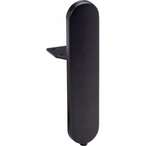 Pata de mueble Cosmo negra, altura 15 cm. (1/5)