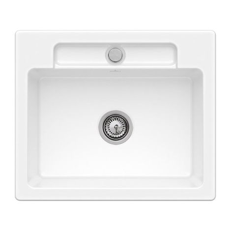 VILLEROY ET BOCH Siluet 60 S Fregadero 1 seno Blanco CeramicPlus