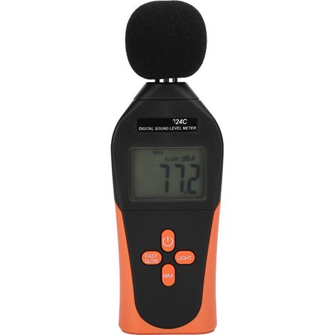 royaluxe -Sonomètre numérique Portable 824C, monit de décibels de bruit, test de mesure 30 à 130dBA (1/5)