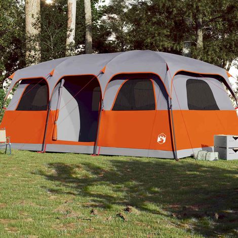 Tente de cabine familiale 10 personnes gris imperméable (1/5)