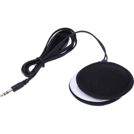 Haut-Parleurs de Casque d'écoute Moto - Universel - Noir - 3.5mm - Intercom - Kit Communication (1/4)