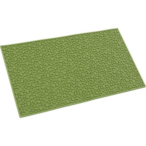 Barmatte aus PVC, rutschfest, isoliert, spülmaschinenfest, hitzebeständig, geruchsneutral, für Cafés und Zuhause, grün (1/5)