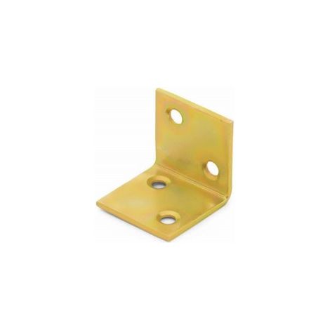 (40X40X40) CONECTORES PARA MADERA, ESCUADRAS BICROMATADA GRANDE Y DE CARAS IGUALES(100U) - INDEX